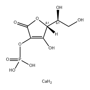 L-Ascorbic acid, 2-(dihydrogen phosphate), calcium salt (2:3) Structure