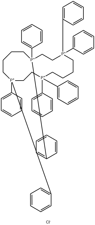 1,4,9,12-Tetraphosphoniacyclohexadecane, 1,1,4,4,9,9,12,12-octaphenyl-, chloride (1:4)