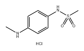 N-[4-(methylamino)phenyl]methanesulfonamide hydrochloride Structure