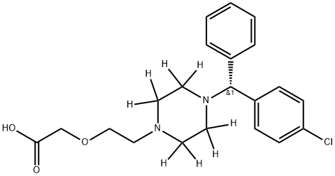 Levocetirizine dihydrochloride salt 结构式