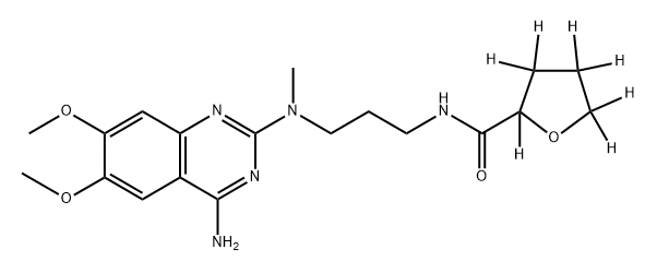 [2H7]-阿夫唑嗪, 1133386-93-2, 结构式