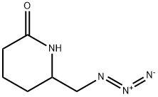 6-(azidomethyl)piperidin-2-one 化学構造式