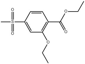 Ethyl 2-ethoxy-4-(methylsulfonyl)benzoate 化学構造式