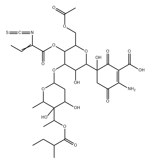 O-demethylpaulomycin A Structure