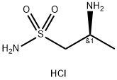 1-Propanesulfonamide, 2-amino-, hydrochloride (1:1), (2S)- Structure