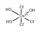 osmium(III) chloride trihydrate Struktur