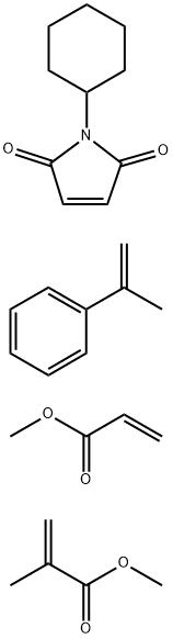 2-사이클로헥실-2H-피롤-1-디온,(1-메틸에테닐)벤젠및메틸2,5-프로페노에이트를포함하는메틸1-메틸-2-프로페노에이트중합체