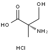 (S)-2-氨基-3-羟基-2-甲基丙酸盐酸盐,114396-62-2,结构式