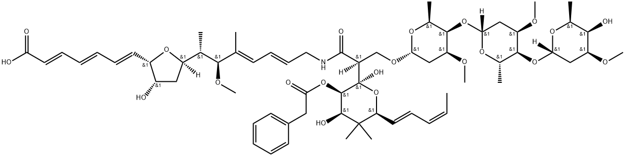 芬尼法霉素E,114451-31-9,结构式