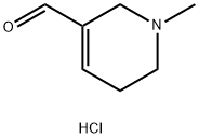 3-Pyridinecarboxaldehyde, 1,2,5,6-tetrahydro-1-methyl-, hydrochloride (1:1) Structure