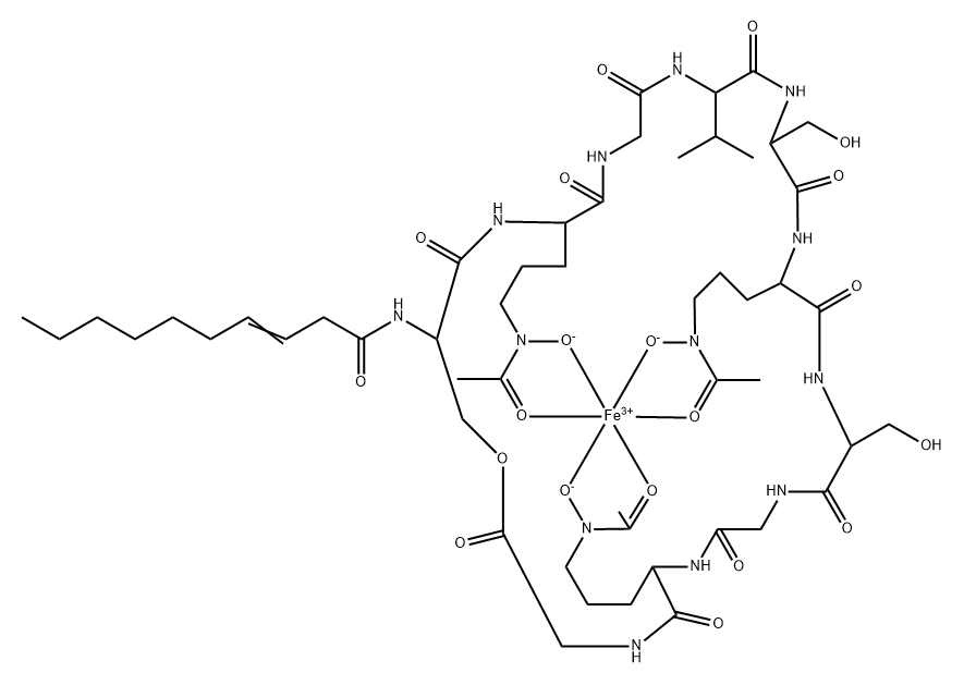 富铁菌素 B,114562-40-2,结构式