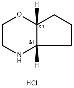 rac-(4aR,7aS)-octahydrocyclopenta[b]morpholine hydrochloride Structure