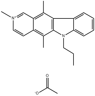 2-methyl-6-propylellipticine 结构式