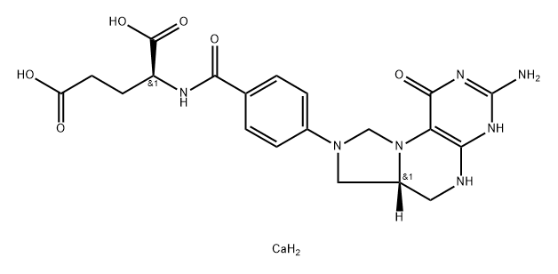 Folitixorin calcium, (6R)- 化学構造式