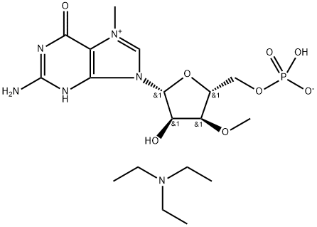 1149746-17-7 5'-Guanylic acid, 7-methyl-3'-O-methyl-, inner salt, compd. with N,N-diethylethanamine (1:1)