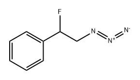 Benzene, (2-azido-1-fluoroethyl)- Struktur