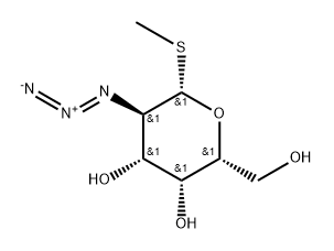 .beta.-D-Galactopyranoside, methyl 2-azido-2-deoxy-1-thio- Structure