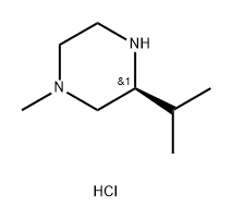 Piperazine, 1-methyl-3-(1-methylethyl)-, hydrochloride (1:2), (3S)- Structure