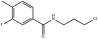 N-(3-Chloropropyl)-3-fluoro-4-methylbenzamide Structure