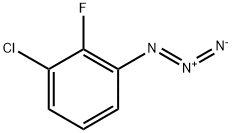 1-azido-3-chloro-2-fluorobenzene Struktur