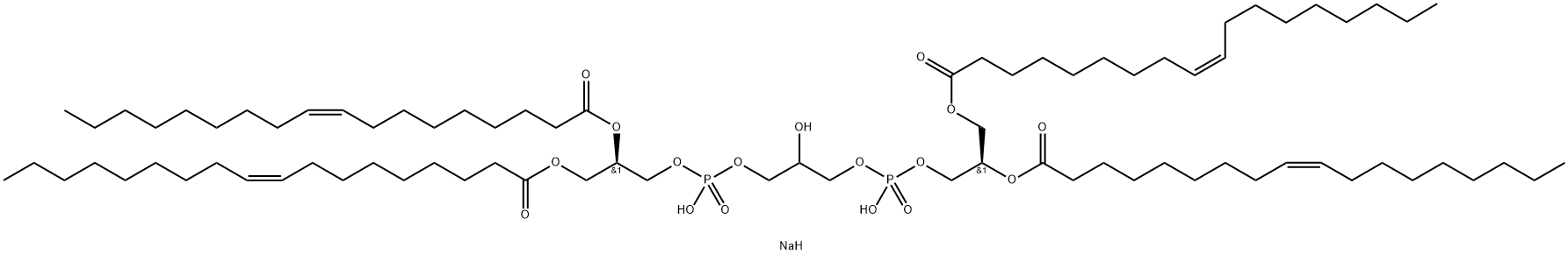 1',3'-bis[1,2-dioleoyl-sn-glycero-3-phospho]-sn-glycerol (sodiuM salt)|1',3'-BIS[1,2-DIOLEOYL-SN-GLYCERO-3-PHOSPHO]-SN-GLYCEROL (SODIUM SALT);18:1 CARDIOLIPIN