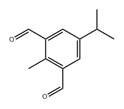 5-isopropyl-2-methylisophthalaldehyde,115436-62-9,结构式