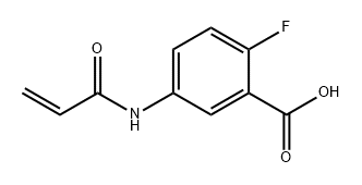 2-fluoro-5-(prop-2-enamido)benzoic acid Structure