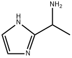 1-(1H-イミダゾール-2-イル)エタンアミン 化学構造式