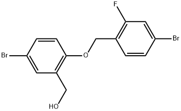 5-Bromo-2-[(4-bromo-2-fluorophenyl)methoxy]benzenemethanol|