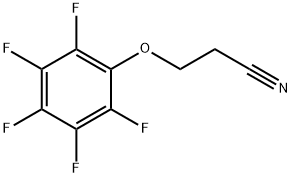 3-(2,3,4,5,6-Pentafluorophenoxy)propanenitrile Struktur