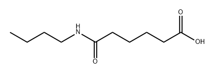 5-(butylcarbamoyl)pentanoic acid Structure