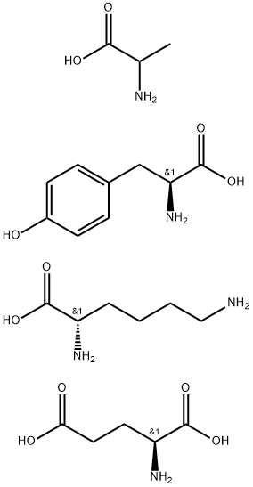 POLY(L-TYR, L-GLU)-POLY-DL-ALA-POLY-L-LYS,115732-69-9,结构式