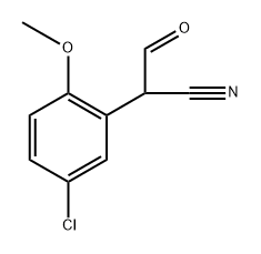 Benzeneacetonitrile, 5-chloro-α-formyl-2-methoxy-,1157422-35-9,结构式