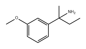 2-(3-methoxyphenyl)butan-2-amine Struktur