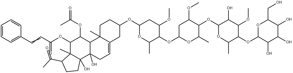 牛奶藤糖苷E0, 115784-08-2, 结构式