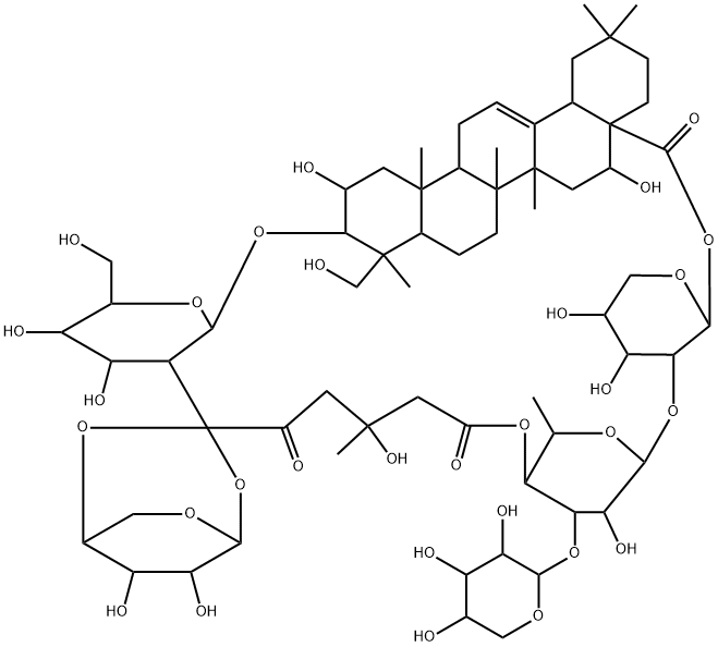 土贝母苷乙,115810-12-3,结构式