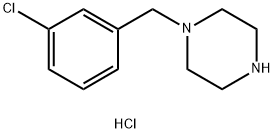1-(3-Chlorobenzyl)piperazine hydrochloride Structure