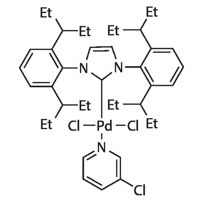 Pd-PEPPSI-IPent catalyst Struktur