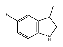 5-Fluoro-3-methyl-2,3-dihydro-1H-indole Structure