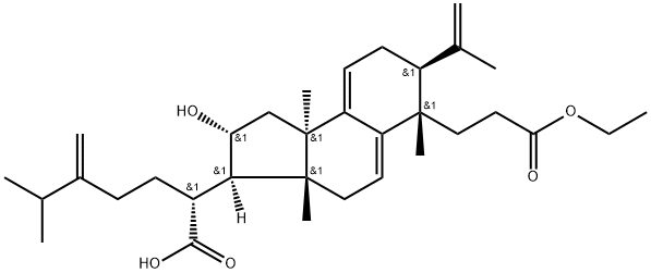 Poricoic acid AE, 1159753-88-4, 结构式