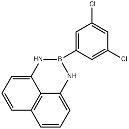 2-(3-3,5-DICHLOROPHENYL)-2,3-DIHYDRO-1H-NAPHTHO[1,8-DE][1,3,2]DIAZABORININE,1159803-65-2,结构式