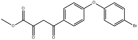 Benzenebutanoic acid, 4-(4-bromophenoxy)-α,γ-dioxo-, methyl ester|BENZENEBUTANOIC ACID, 4-(4-BROMOPHENOXY)-伪,纬-DIOXO-, METHYL ESTER