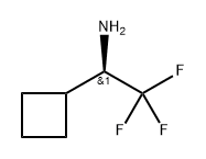 Cyclobutanemethanamine, α-(trifluoromethyl)-, (αR)- Structure