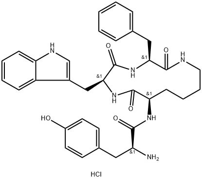 CYT-1010 HYDROCHLORIDE, 1161517-81-2, 结构式