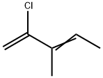 2-クロロ-3-メチル-1,3-ペンタジエン 化学構造式
