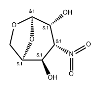 .beta.-D-Gulopyranose, 1,6-anhydro-3-deoxy-3-nitro- Struktur