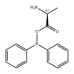 Diphenylboranyl (2S)-2-aminopropanoate Structure