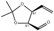 L-erythro-Pent-4-enose, 4,5-dideoxy-2,3-O-(1-methylethylidene)- 化学構造式