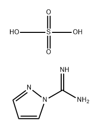 1H-Pyrazole-1-carboximidamide, sulfate (1:1) Structure