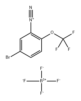 Benzenediazonium, 5-?bromo-?2-?(trifluoromethoxy)?-?, tetrafluoroborate(1-?) (1:1) Structure